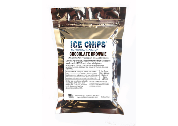 ICE CHIPS® Chocolate Brownie Xylitol Candy